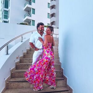 Flowy floral 12th tribe dress